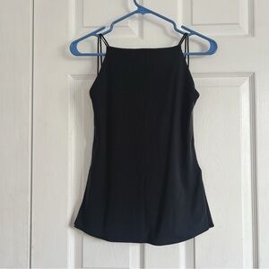 NWT Abercrombie & Fitch Black Apron Scoop Back Cami Top